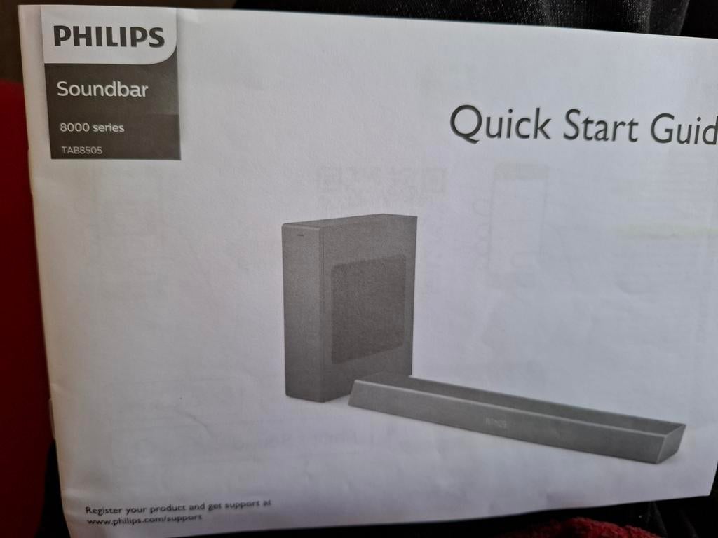 Philips TAB8505 Soundbar - Zo goed als nieuw!, Verzenden, Bluetooth, Zo goed als nieuw