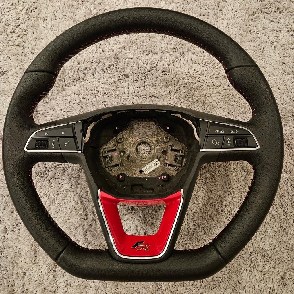 seat leon 5F ibiza 6P 6F fr stuurwiel stuur leder zgan, Ophalen of Verzenden, Nieuw, Seat