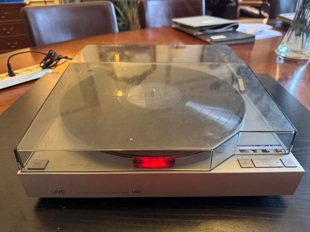 JVC L-E3 Lineaire Tangentiale Direct Drive Platenspeler, Overige merken, Gebruikt, Automatisch, Ophalen of Verzenden