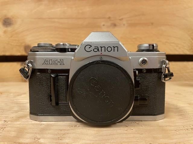 Canon AE-1, Audio, Tv en Foto, Fotocamera's Analoog, Ophalen, Gebruikt, Spiegelreflex, Canon