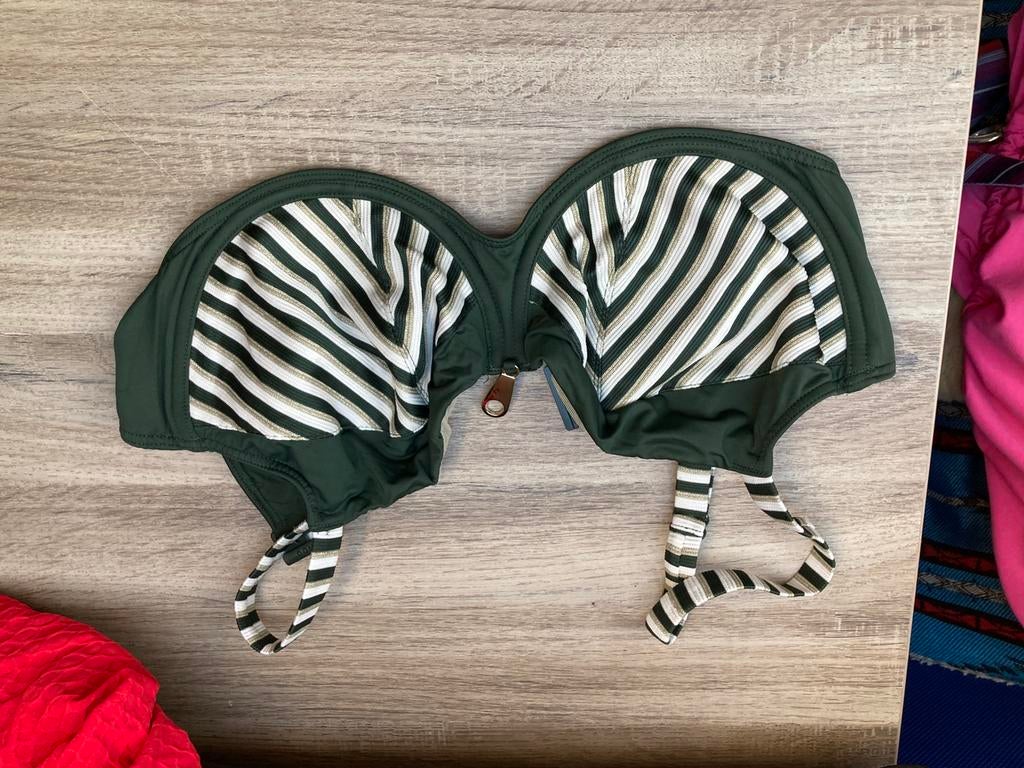 Bikini top prima donna 80D, Ophalen of Verzenden, Gedragen, Groen, Bikini