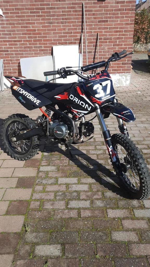 Orion pitbike 125cc hoog model, Fietsen en Brommers, Minibikes, Midibikes en Pitbikes, Ophalen, Gebruikt, Pitbike