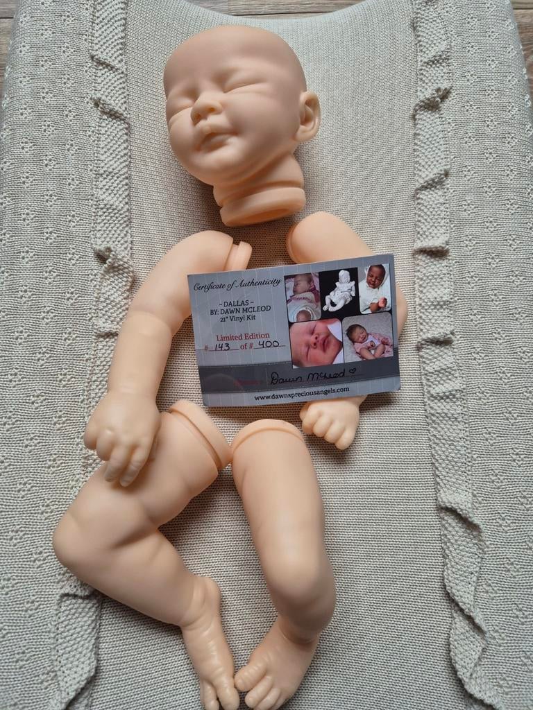 Reborn poppen blanke kits - nieuw & origineel, Ophalen of Verzenden, Nieuw, Pop