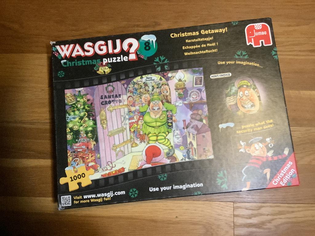 Wasgij puzzel 1000stukjes Christmas 8, Ophalen of Verzenden, 500 t/m 1500 stukjes, Gebruikt, Legpuzzel