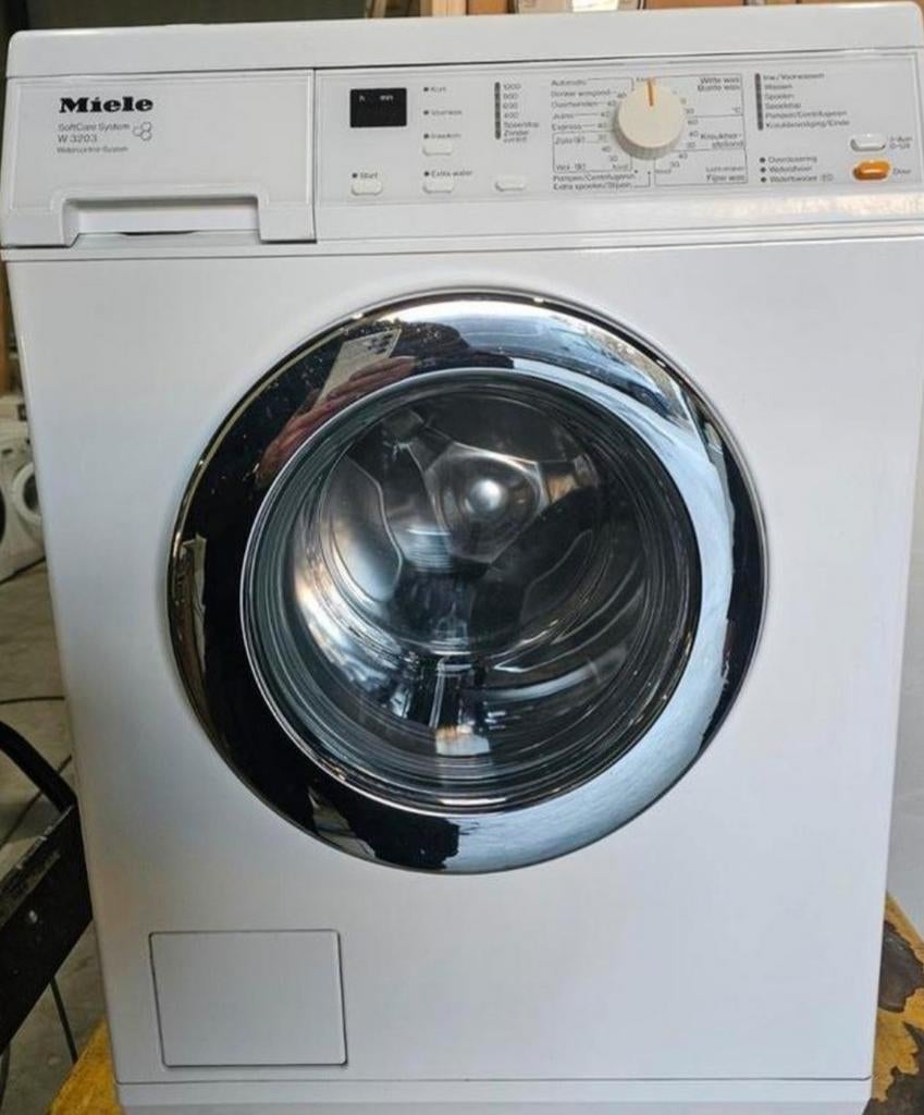 MIELE SOFTCARE SYSTEM W 3203 1200RPM 6KG, Witgoed en Apparatuur, Wasmachines, Refurbished, Voorlader, 6 tot 8 kg, 85 tot 90 cm