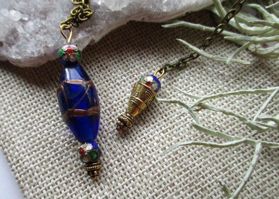 Tachyon Archion® energie - pendel van murano glas - blauw, Ophalen of Verzenden, Nieuw