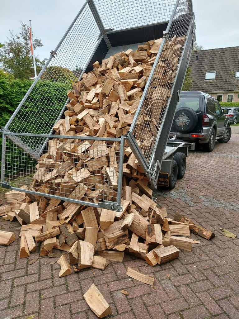 Mooi droog beuken haardhout 25cm, 6 m³ of meer, Ophalen