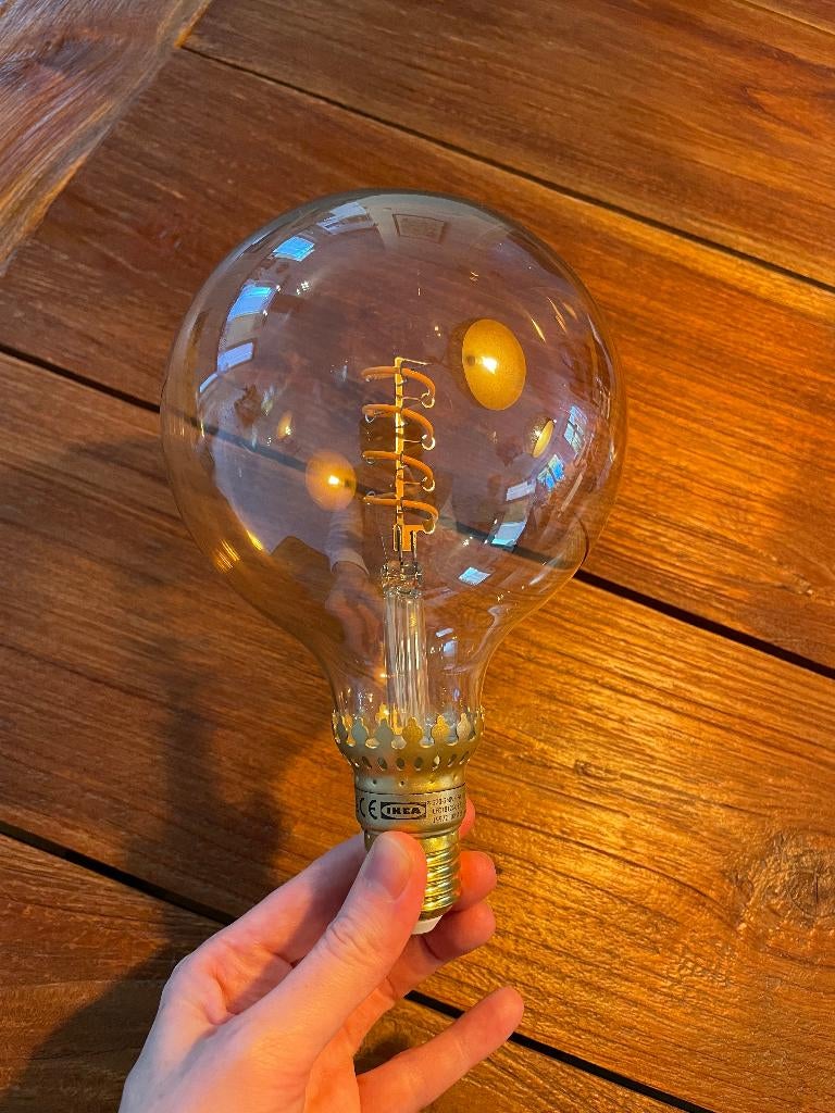 Lamp, Huis en Inrichting, Lampen | Hanglampen, Ophalen, Gebruikt, Glas, Minder dan 50 cm