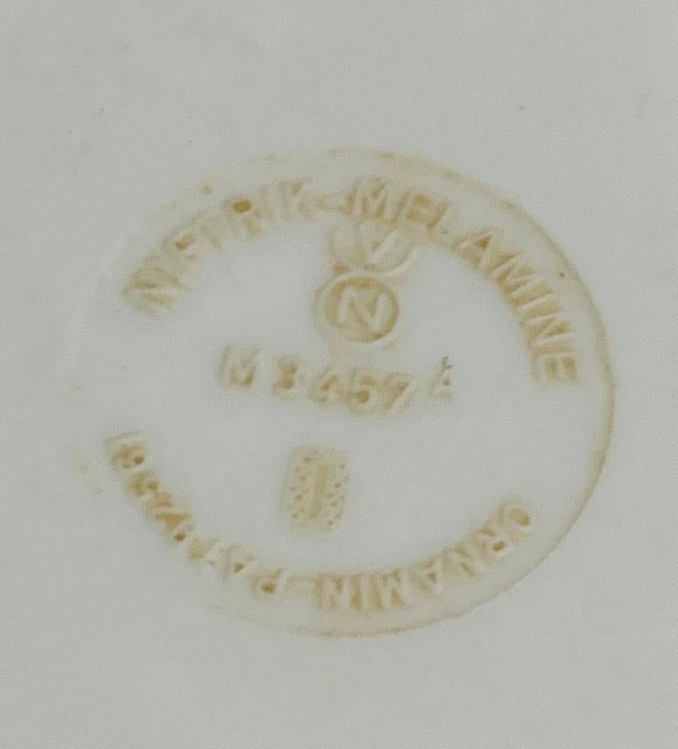 Oud Melamine Diep Bord met Lassie Holle Bolle Gijs, Ophalen of Verzenden, Gebruikt