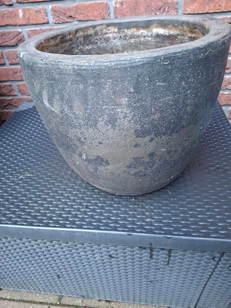 Bloempot, Tuin en Terras, Bloempotten, Steen, Rond, Minder dan 40 cm, Ophalen