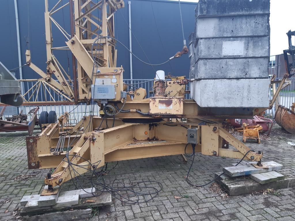 bouwkraan torenkraan potain, Ophalen, Gebruikt