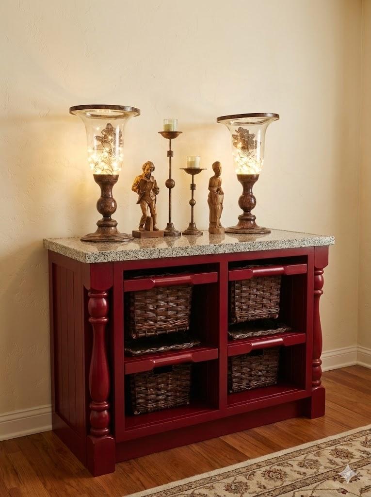 Houten dressoir met opbergruimte, Huis en Inrichting, Kasten | Dressoirs, Met plank(en), Gebruikt, 100 tot 150 cm, Ophalen of Verzenden