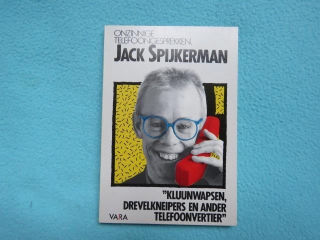 Boekje: Onzinnige telefoongesprekken door Jack Spijkerman, Boeken, Ophalen of Verzenden, Nieuw, Jack Spijkerman, Verhalen