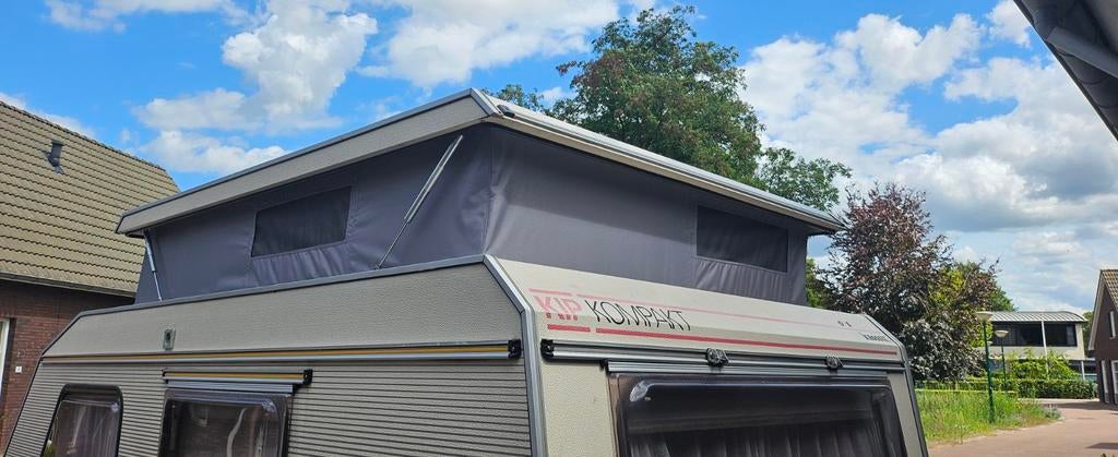 Kip hefdak tentdoek Eriba buscampers, Ophalen