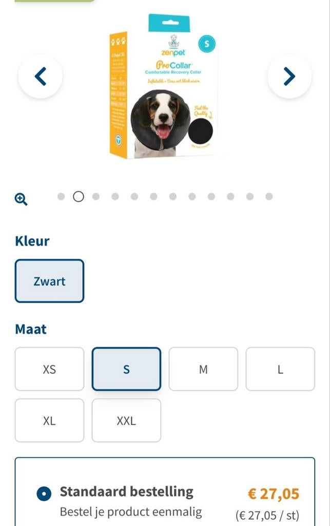 Opblaasbare kraag, hondenkraag, kattenkraag, zenpet, medpets, Dieren en Toebehoren, Honden-accessoires, Ophalen of Verzenden, Nieuw