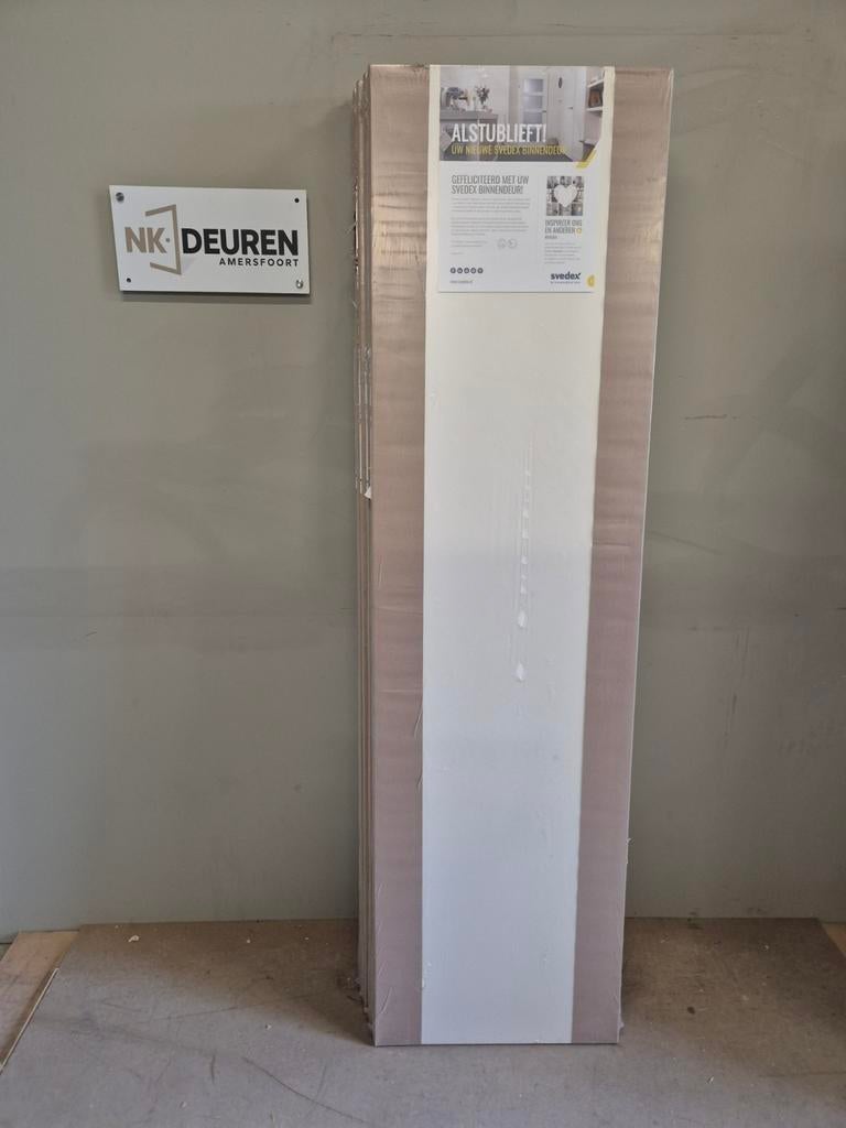 Svedex opdekdeur Rechts (53x201,5) NIEUW, Doe-het-zelf en Verbouw, Deuren en Horren, Ophalen, Nieuw, Binnendeur, 215 cm of meer