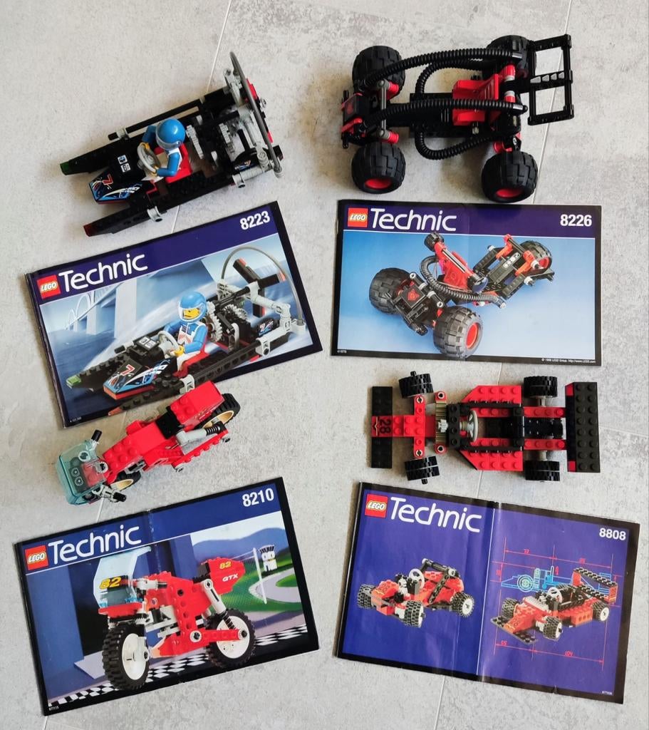 Lego Technic Sets - 8223, 8226, 8210 en 8806., Ophalen of Verzenden, Gebruikt, Complete set, Lego
