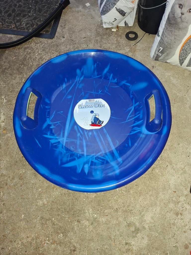 Snow disc, Kunststof, Gebruikt, Schaal, Rond