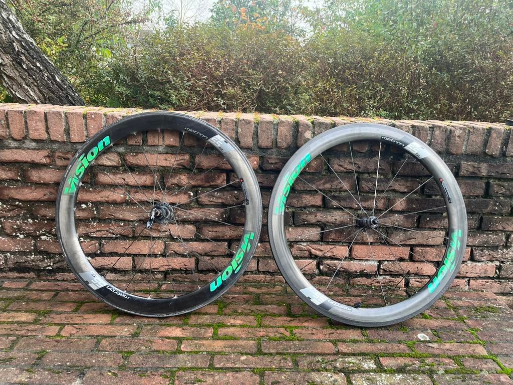 Vision Metron 55SL carbon wielset (defect), Ophalen of Verzenden, Gebruikt, Racefiets, Wiel