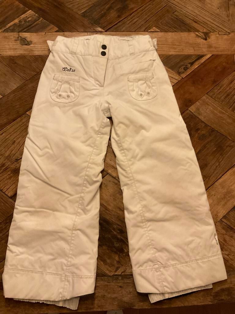 Hippe witte Wed'ze skibroek meisjes maat 114-121, Kleding | Dames, Wintersportkleding, Ophalen of Verzenden, Gedragen, Broek