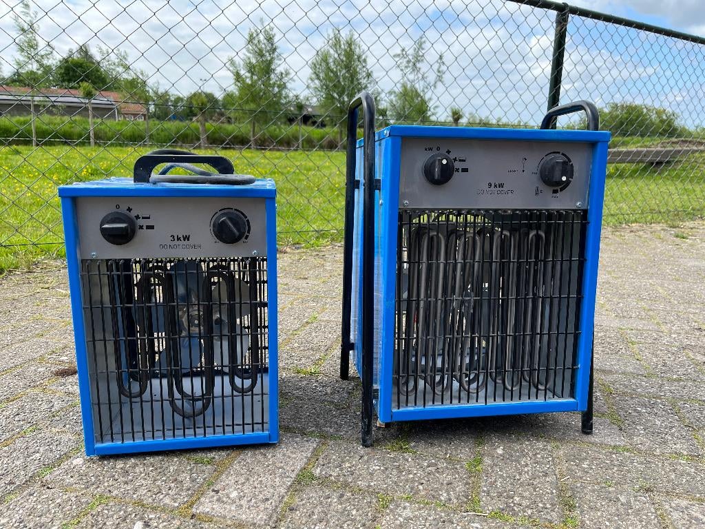 Te huur: professionele bouwheater verwarming bouwdroger, Doe-het-zelf en Verbouw, Verwarming en Radiatoren, Ophalen, 30 tot 80 cm