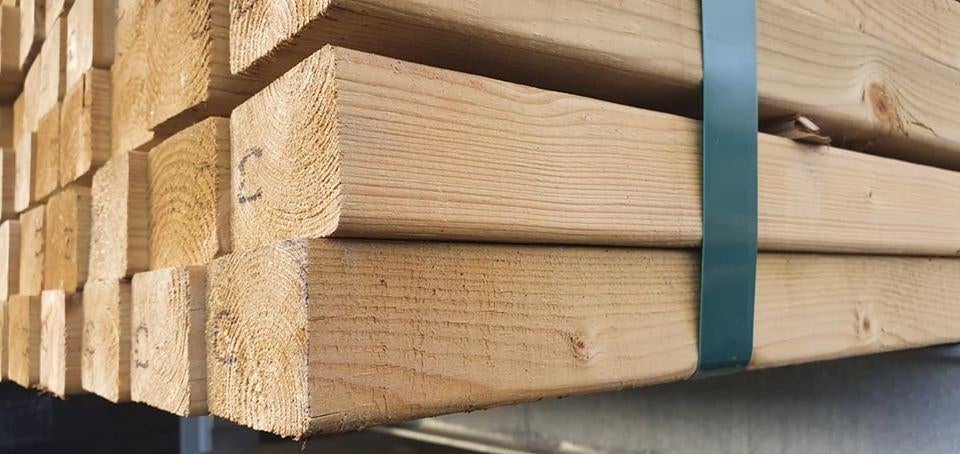 nieuwe geïmpregneerde balken 50x70 div lengte s, Ophalen, Nieuw, 250 cm of meer, Balken