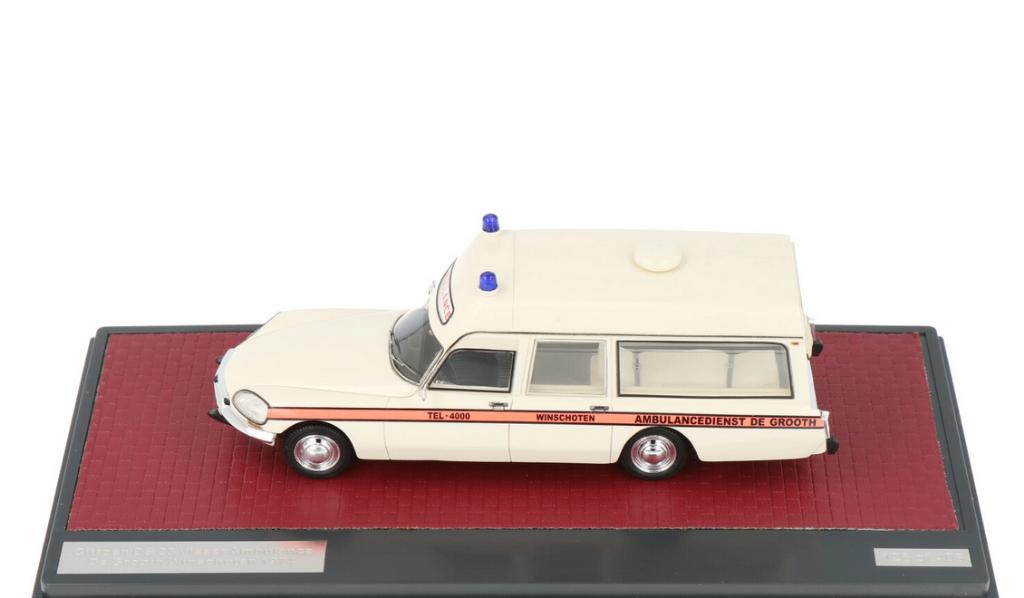 Citroen DS 23 Visser ambulance 1974 Winschoten Matrix 1:43, Verzenden, Nieuw, Auto, Overige merken