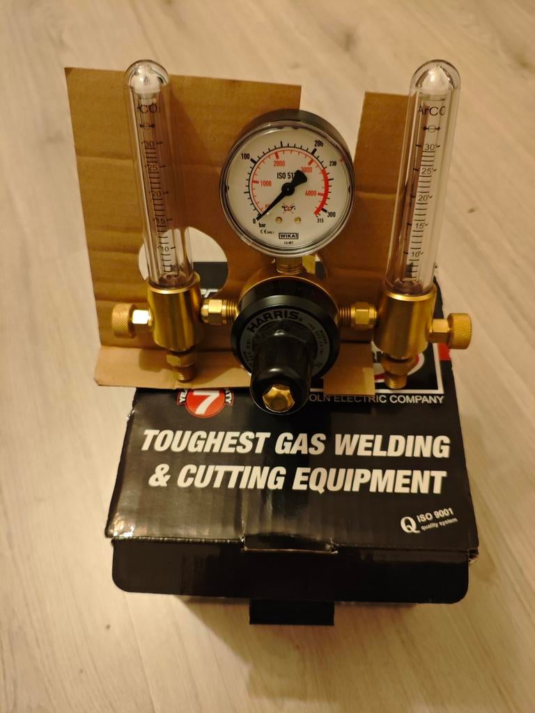 Harris Dubbele Argon Flow Regelaar / 821-30L-AR, Ophalen of Verzenden