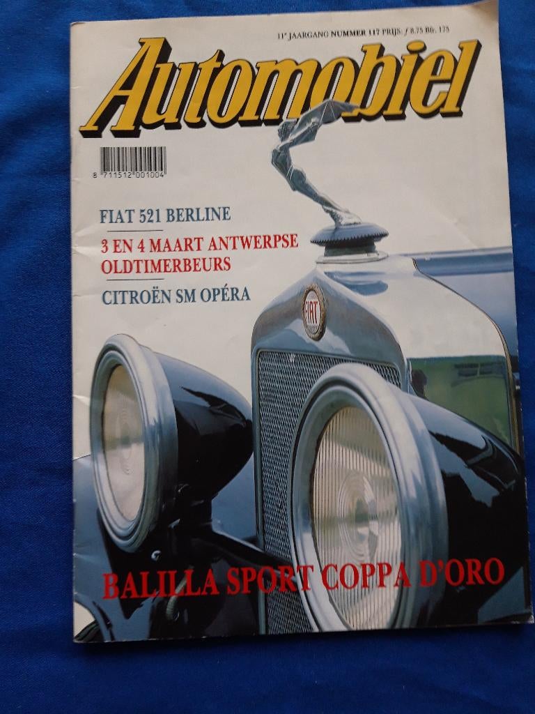 het Automobiel 117 - Amphicar - Citroën SM - Fiat - Michelot, Algemeen, Ophalen of Verzenden, Zo goed als nieuw, Michelotti - Daf