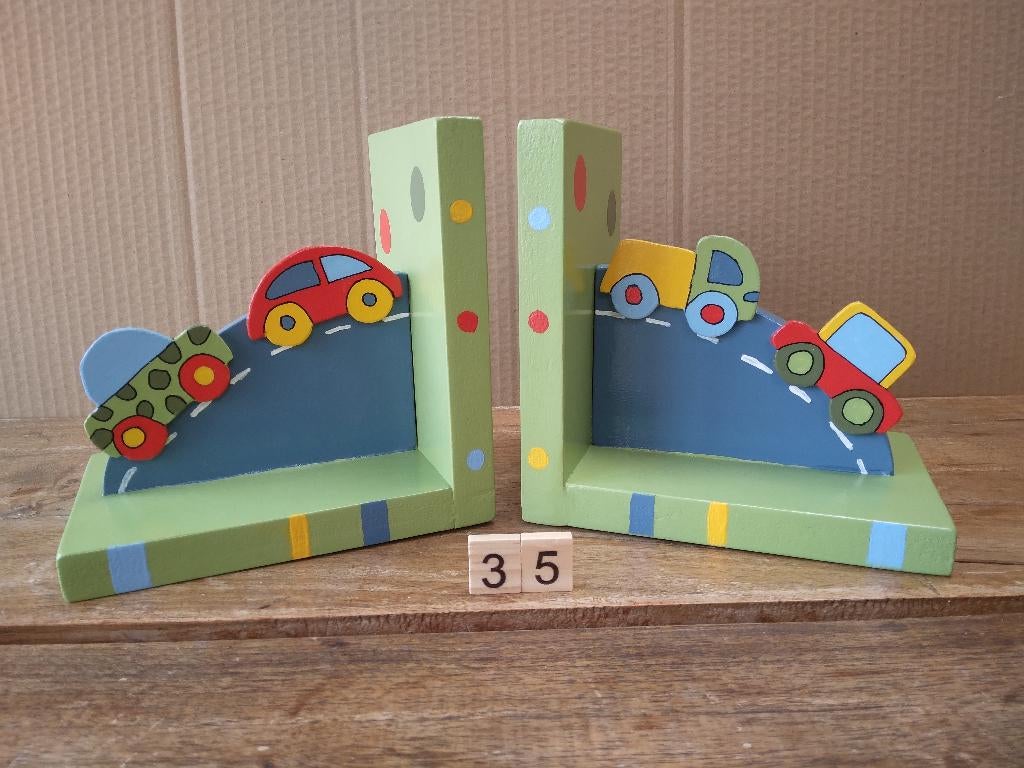 Boekensteun 35 Weg met auto's, Ophalen of Verzenden, Nieuw, Overige typen