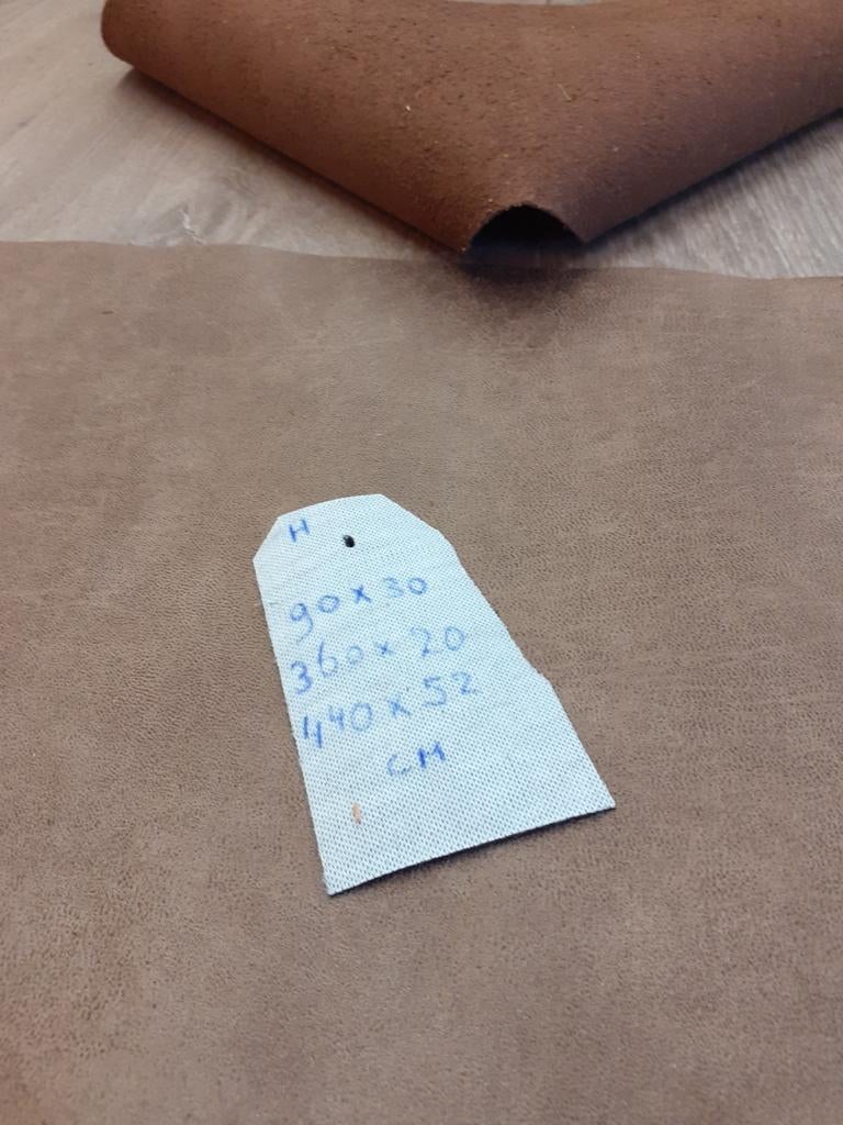 Rest piloten leer, Hobby en Vrije tijd, Stoffen en Lappen, Ophalen, Bruin, Leer of Kunstleer, Nieuw