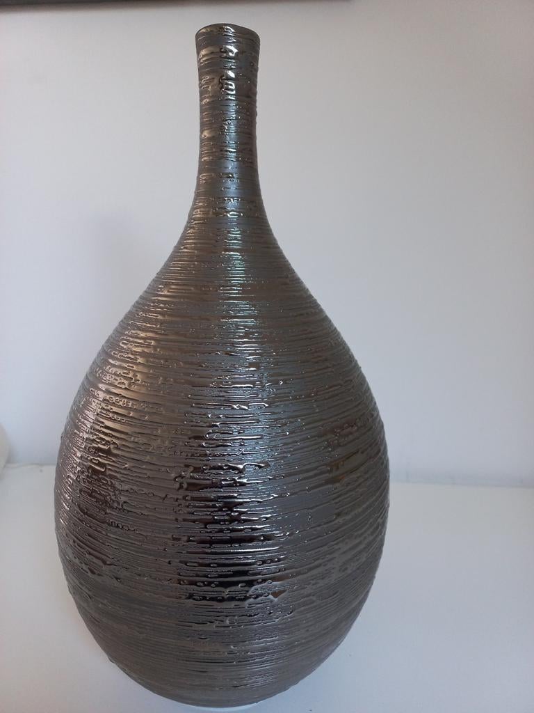 Te koop mooie nieuwe vaas 45 cm hoog., Overige kleuren, Aardewerk of Porselein, Nieuw, Ophalen of Verzenden