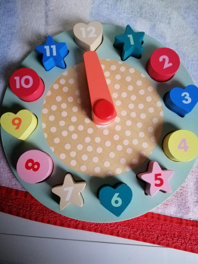 Houten puzzle klok kijken, Kinderen en Baby's, Speelgoed | Educatief en Creatief, Ophalen of Verzenden