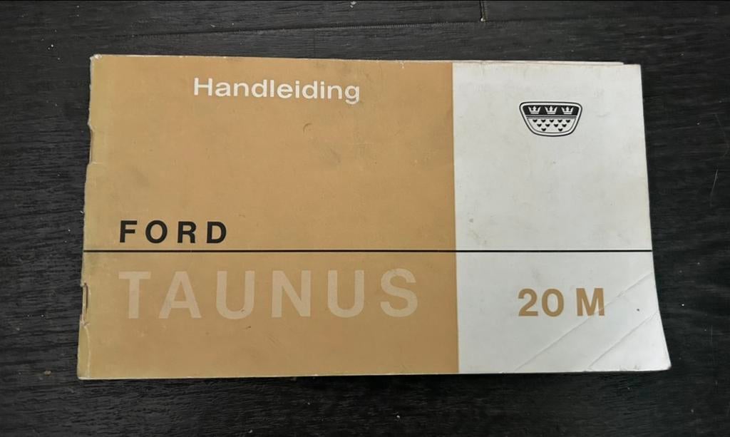 Handleiding Ford Taunus 20 M, Ophalen of Verzenden