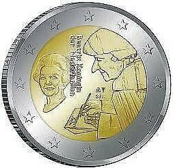 2 euro munt 2011 Erasmus, niet in omloop geweest, Ophalen of Verzenden, Koningin Beatrix, Euro's, Losse munt