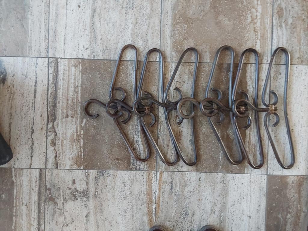 6 Bamboe Kledinghangers - Keurige Staat, Ophalen of Verzenden, Zo goed als nieuw, Hout, Volwassenen