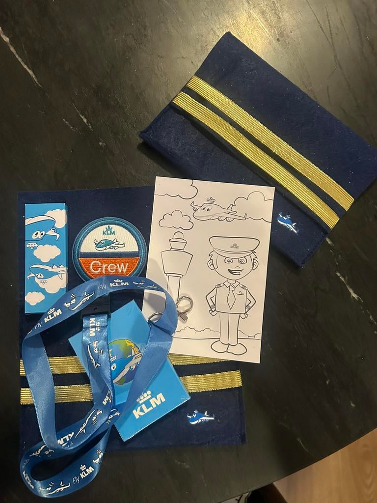 KLM kindermapje compleet, Ophalen of Verzenden, Nieuw, 1 t/m 20, Gevuld