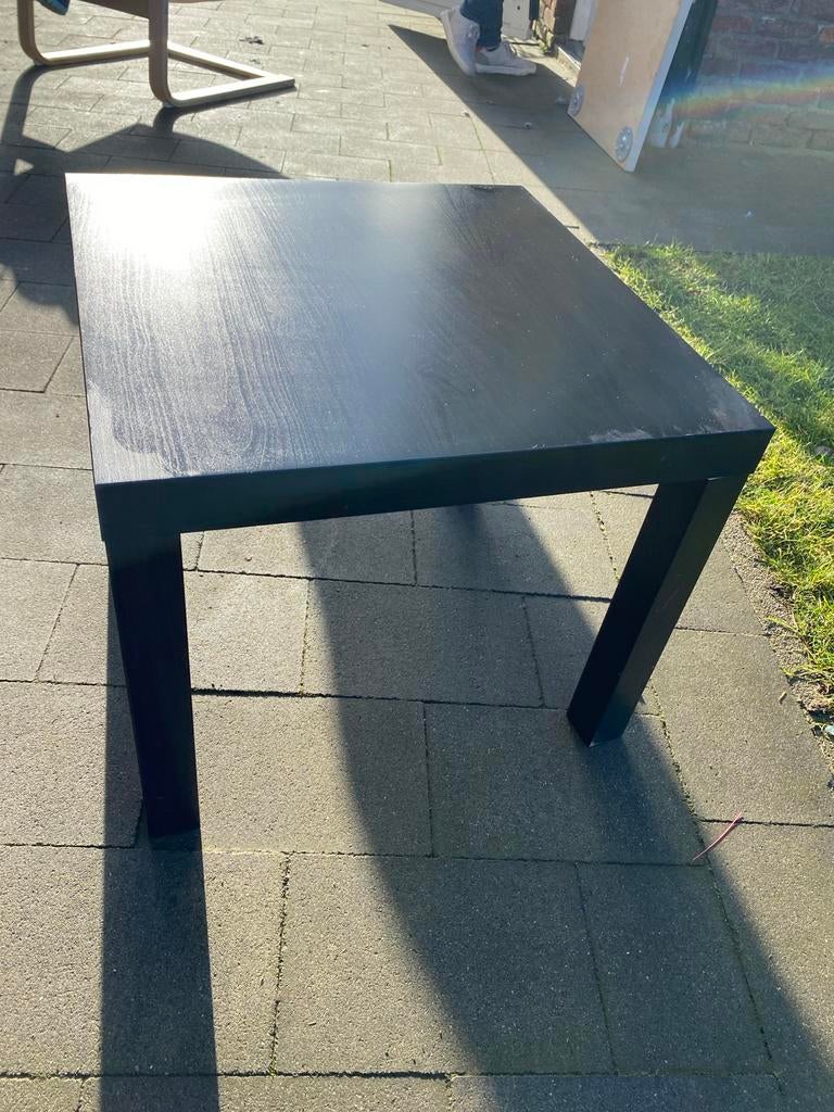 IKEA Salontafel - Zwart Vierkant, Tuin en Terras, Ophalen, Gebruikt, Vierkant, Hout