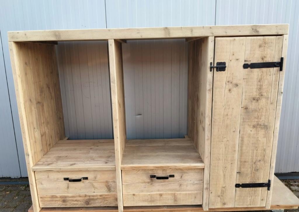 Wasmachine-ombouw bijkeukenkast voorraadkast lades verhoging, Ophalen, 100 tot 150 cm, 150 tot 200 cm, Nieuw