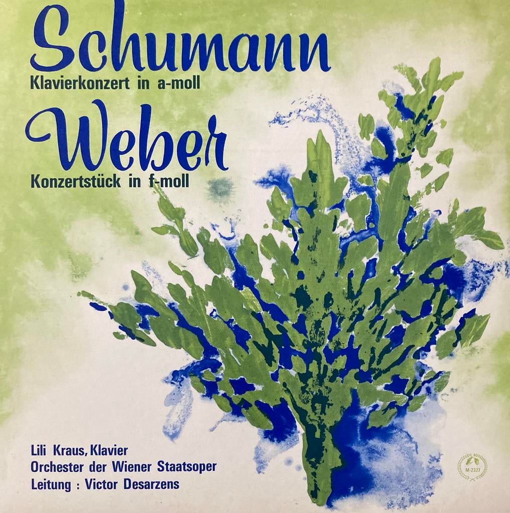 Lili Kraus speelt Klavierconcerten van Schumann en Weber, Gebruikt, Overige formaten, Overige typen, Ophalen of Verzenden