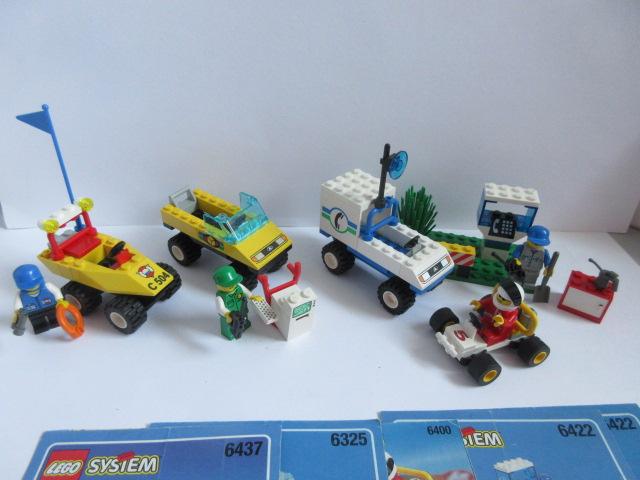 4 Town sets met bouwtekeningen., Ophalen of Verzenden, Zo goed als nieuw, Complete set, Lego