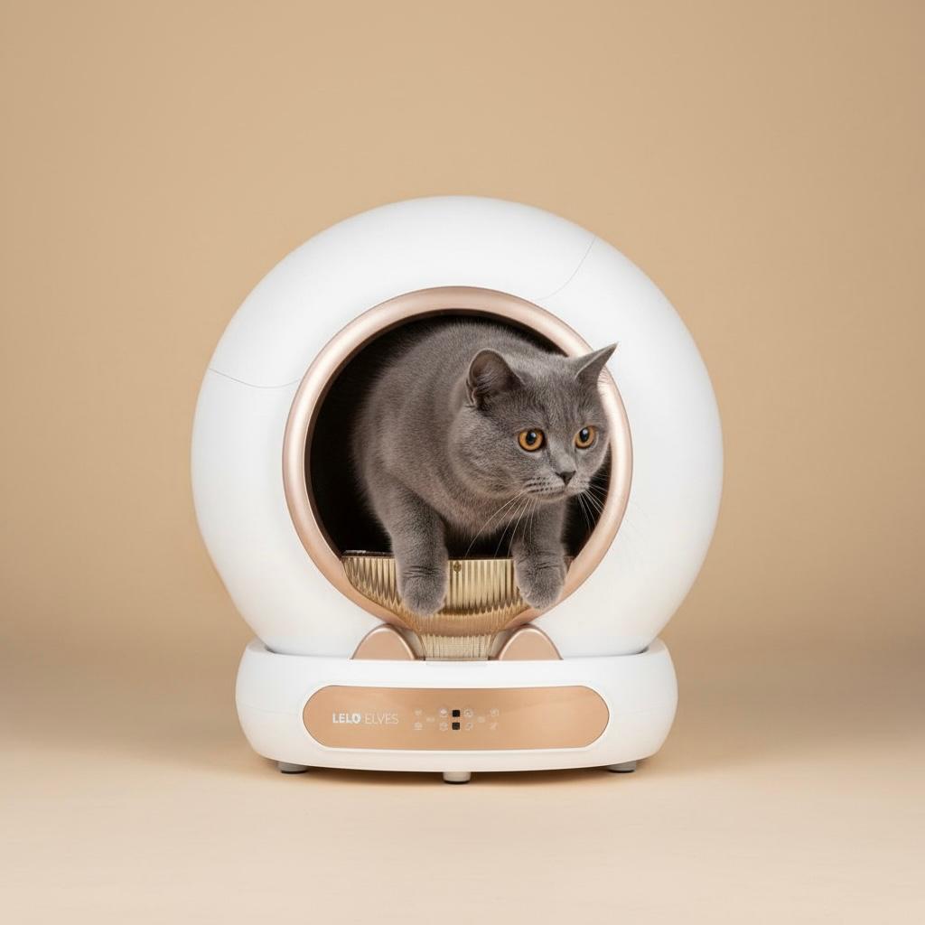 Automatische kattenbak - lelo elves, Ophalen of Verzenden, Zelfreinigend, Nieuw, Open