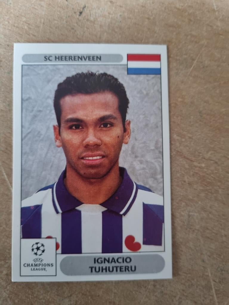 Panini Champions League 00/01 Tuhuteru Heerenveen, Ophalen of Verzenden, Zo goed als nieuw, Plaatje