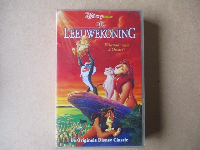 adv10235 leeuwenkoning videoband 1, Ophalen, Leeuwenkoning of Jungle Boek, Gebruikt, Overige typen
