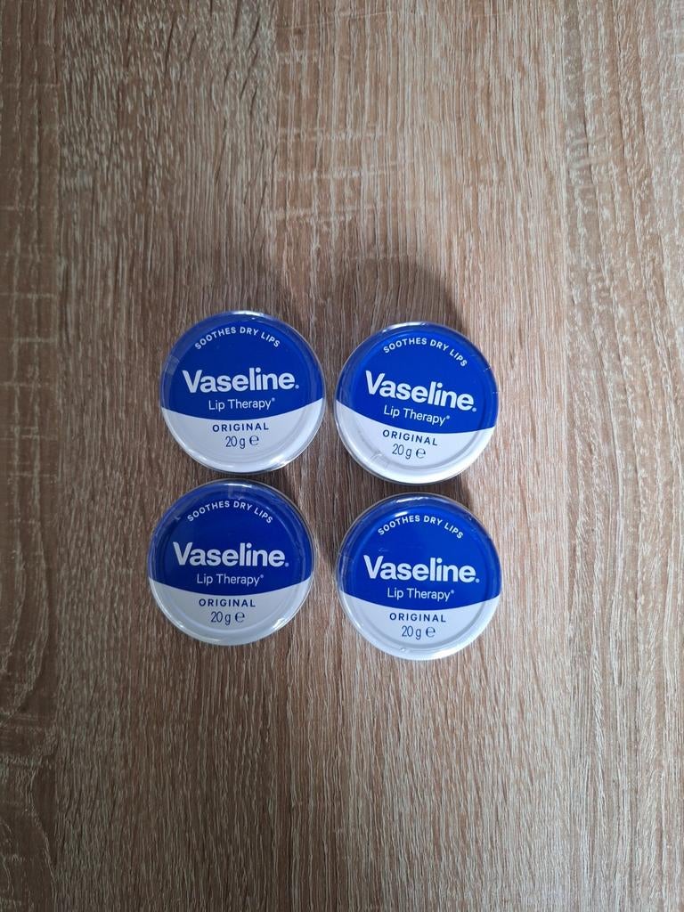 4x Vaseline blik Lip therapy, Sieraden, Tassen en Uiterlijk, Uiterlijk | Mondverzorging, Ophalen of Verzenden, Nieuw, Lipbalsem