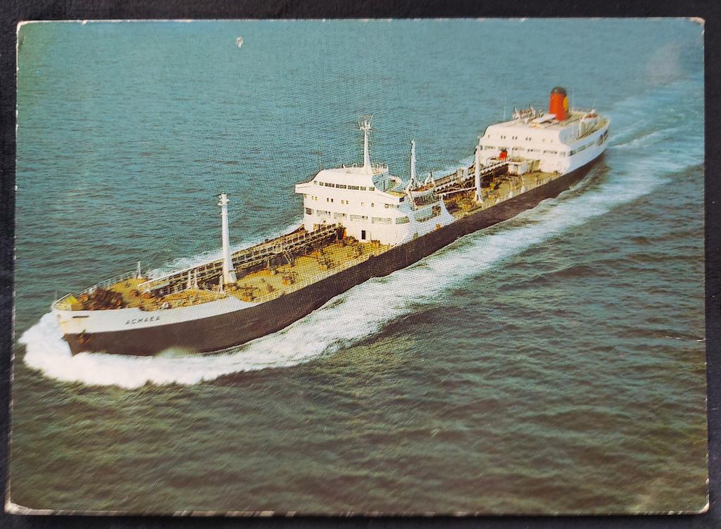 m.s acmaea, Verzamelen, Scheepvaart, Ophalen of Verzenden, Kaart, Foto of Prent