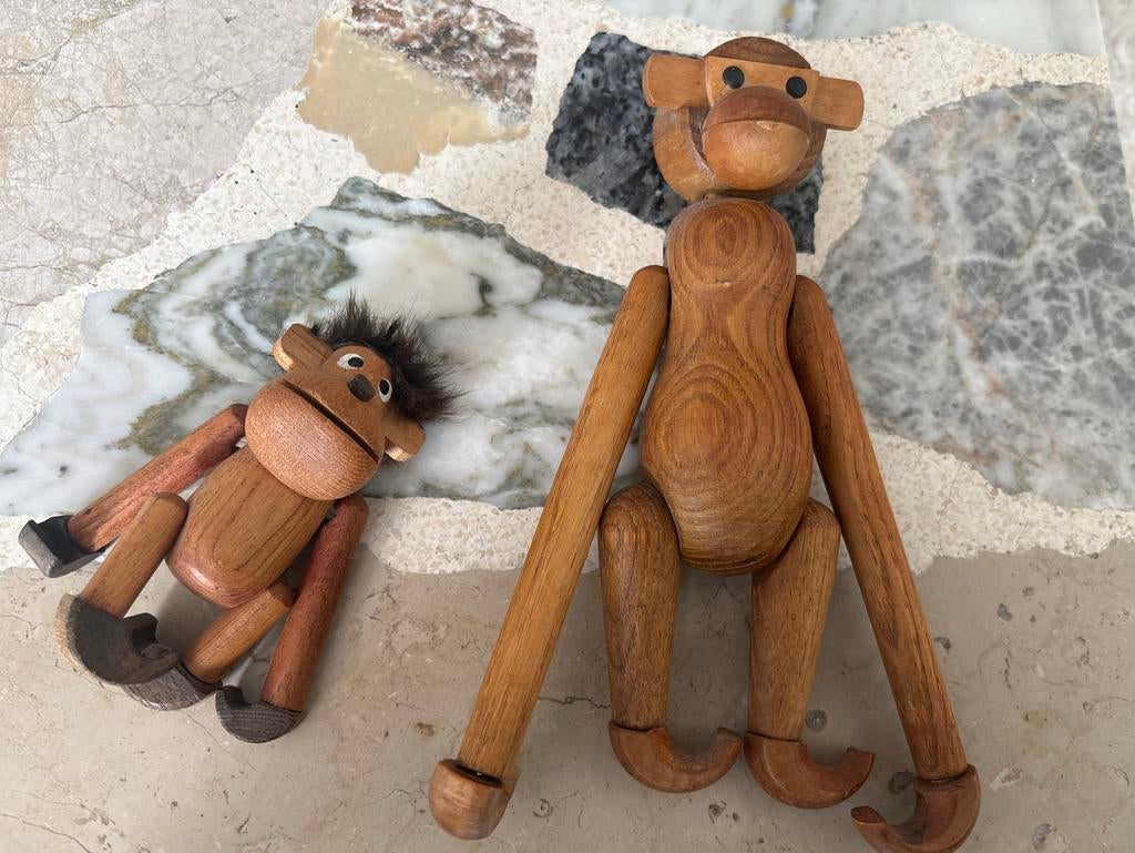 (In de stijl van) Kay Bogesen hangende aapjes, Ophalen of Verzenden