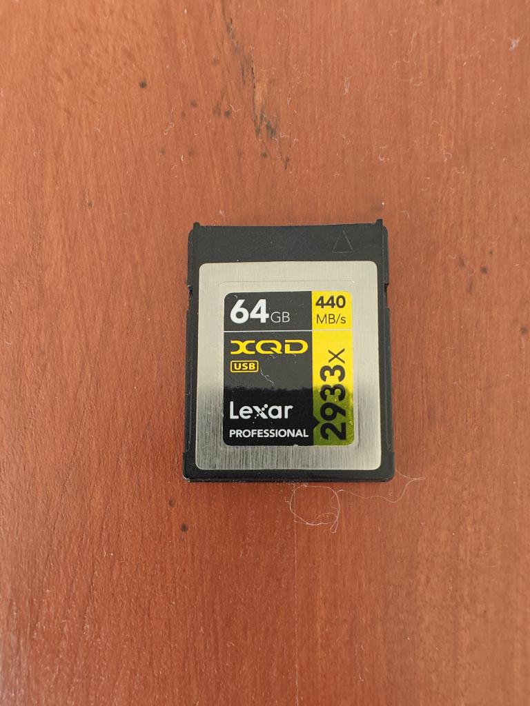 Lexar 64GB XQD Kaart Gold, XQD, Lexar, Ophalen of Verzenden, Zo goed als nieuw