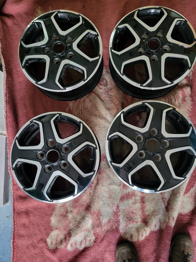 Fiat Ducato 16 inch Heavy set velgen 5x130, Bestelwagen, Velg(en), 16 inch, Ophalen of Verzenden