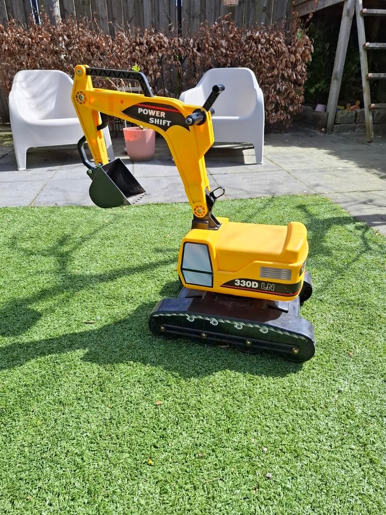 Rijdende graafmachine voor bij de zandbak, Ophalen, Zo goed als nieuw, Loopvoertuig